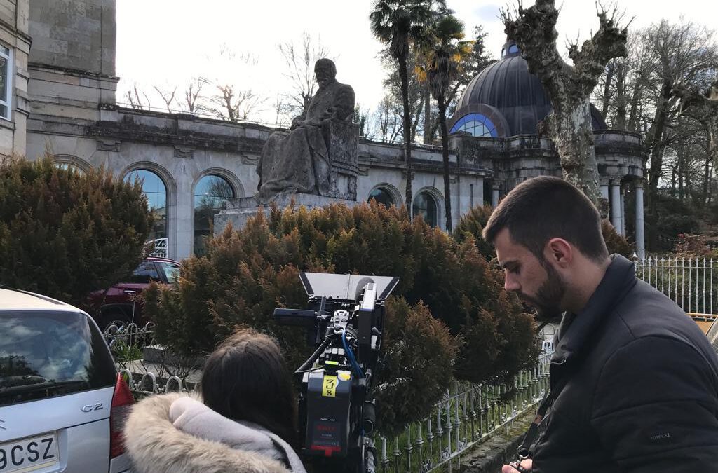 El Balneario de Mondariz acoge el rodaje de un documental sobre Emilia Pardo Bazán