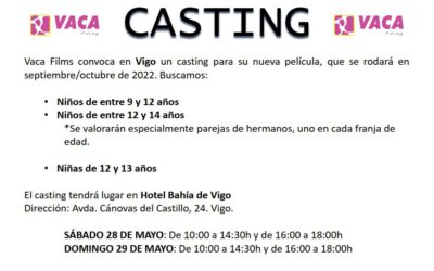Vaca Films convoca un casting para niños este fin de semana en Vigo